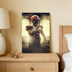 Baker Mayfield Art Sports Decorative Poster School Dormitory 2 Canvas Wall Art Poster Decor Gift