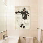Carson Wentz Sports Celebrity Art Deco Poster 4 Canvas Wall Art Poster Decor Gift