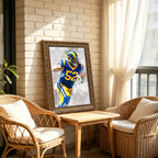 Clay Matthews Celebrity Sports Art Poster School Dining Room Decoration 3 Canvas Wall Art Poster Decor Gift