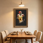 Baker Mayfield Art Sports Decorative Poster School Dormitory 1 Canvas Wall Art Poster Decor Gift