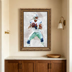 Dak Prescott Celebrity Sports Art Poster School Dining Room Decoration 4 Canvas Wall Art Poster Decor Gift