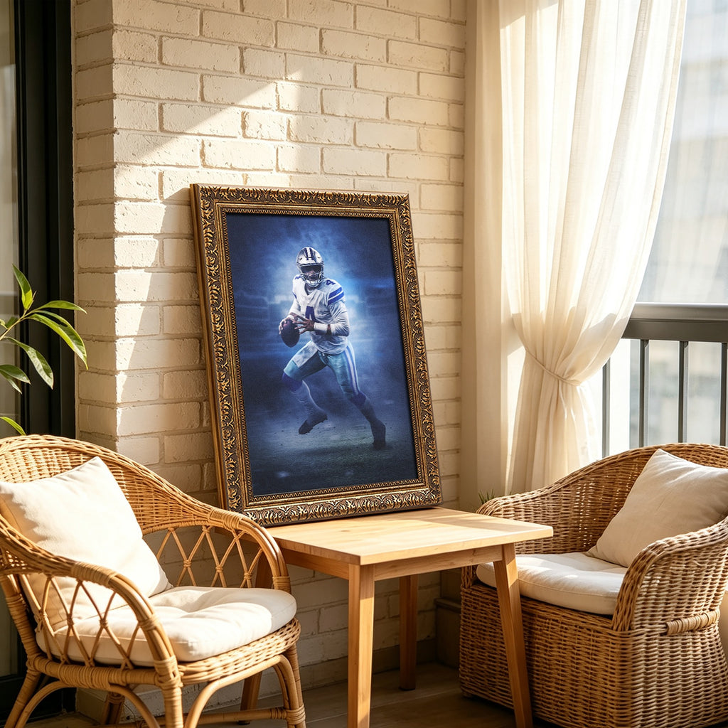 Dak Prescott 1Art Sports Decorative Poster School Dormitory 1 Canvas Wall Art Poster Decor Gift