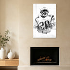 Corey Dillon Art Sports Decorative Poster School Dormitory 1 Canvas Wall Art Poster Decor Gift