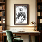 Cyrus Jones Art Sports Decorative Poster School Dormitory 6 Canvas Wall Art Poster Decor Gift