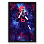 Baker Mayfield Sports Celebrity Art Deco Poster 2 Canvas Wall Art Poster Decor Gift