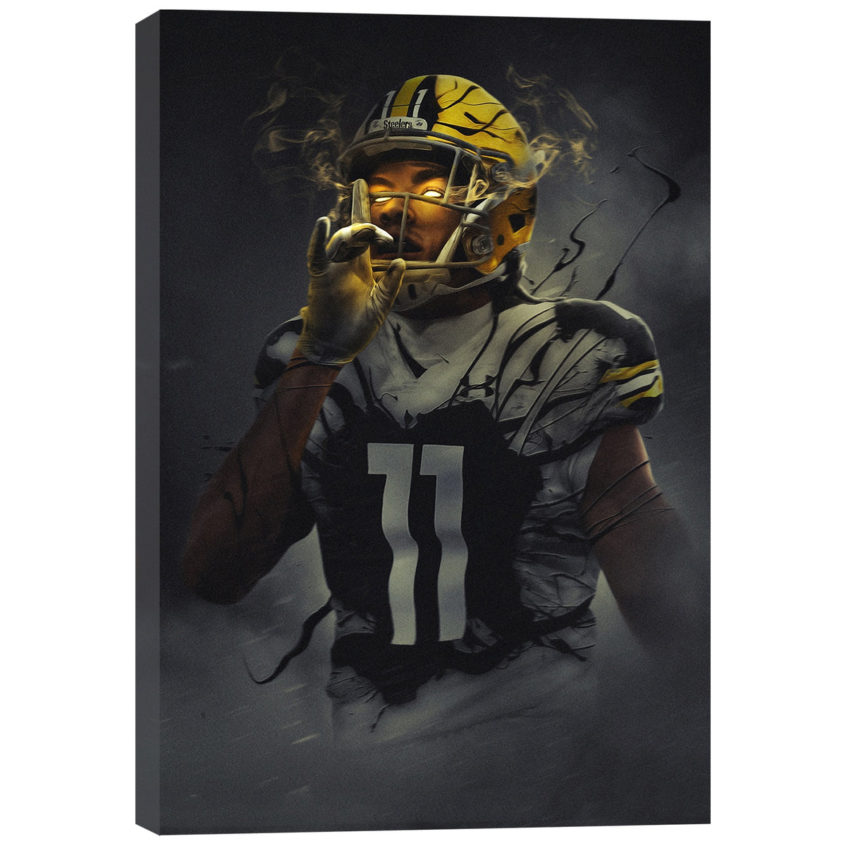 Chase Claypool Art Sports Decorative Poster School Dormitory 0 Canvas Wall Art Poster Decor Gift