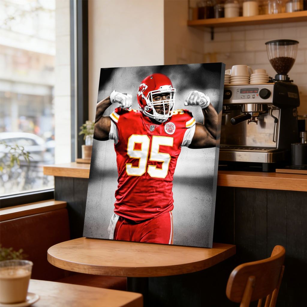 Chris Jones Art Sports Decorative Poster School Dormitory 7 Canvas Wall Art Poster Decor Gift