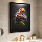Clyde Edwards Helaire Art Sports Decorative Poster School Dormitory 3 Canvas Wall Art Poster Decor Gift
