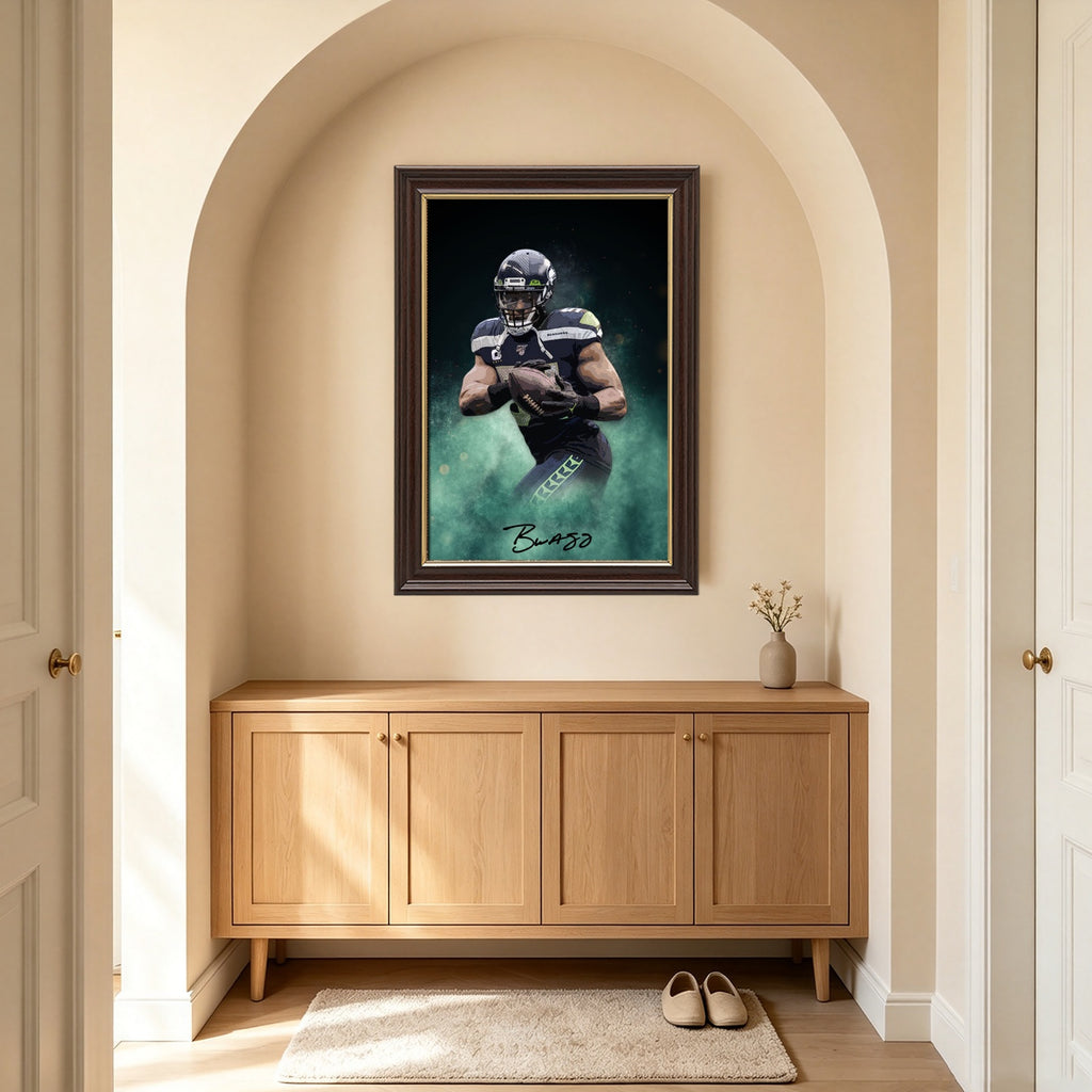 Bobby Wagner Celebrity Sports Art Poster School Dining Room Decoration 4 Canvas Wall Art Poster Decor Gift