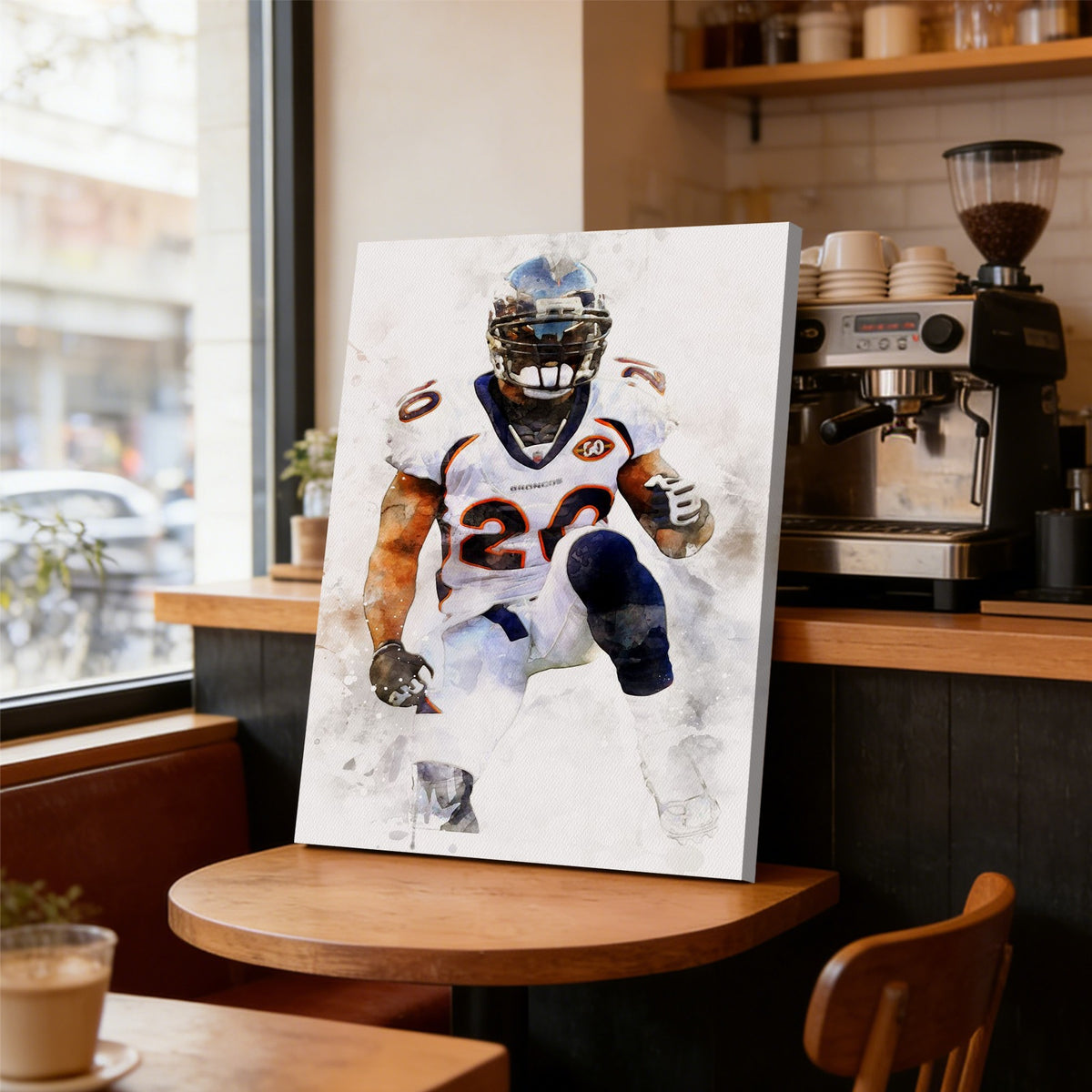 Brian Dawkins Art Poster 7 Canvas Wall Art Poster Decor Gift