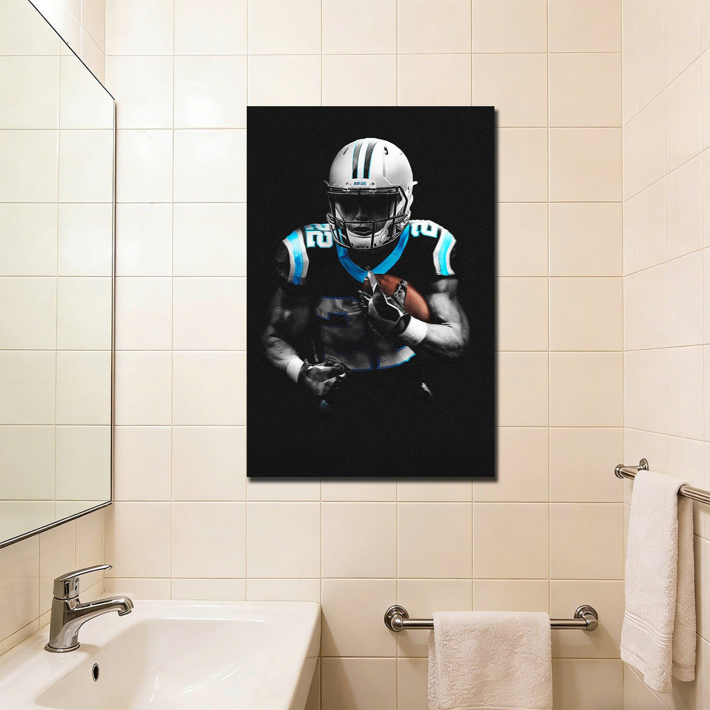 Christian McCaffrey Art Sports Decorative Poster School Dormitory 5 Canvas Wall Art Poster Decor Gift