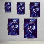 Carson Wentz Sports Celebrity Art Deco Poster 3 Canvas Wall Art Poster Decor Gift