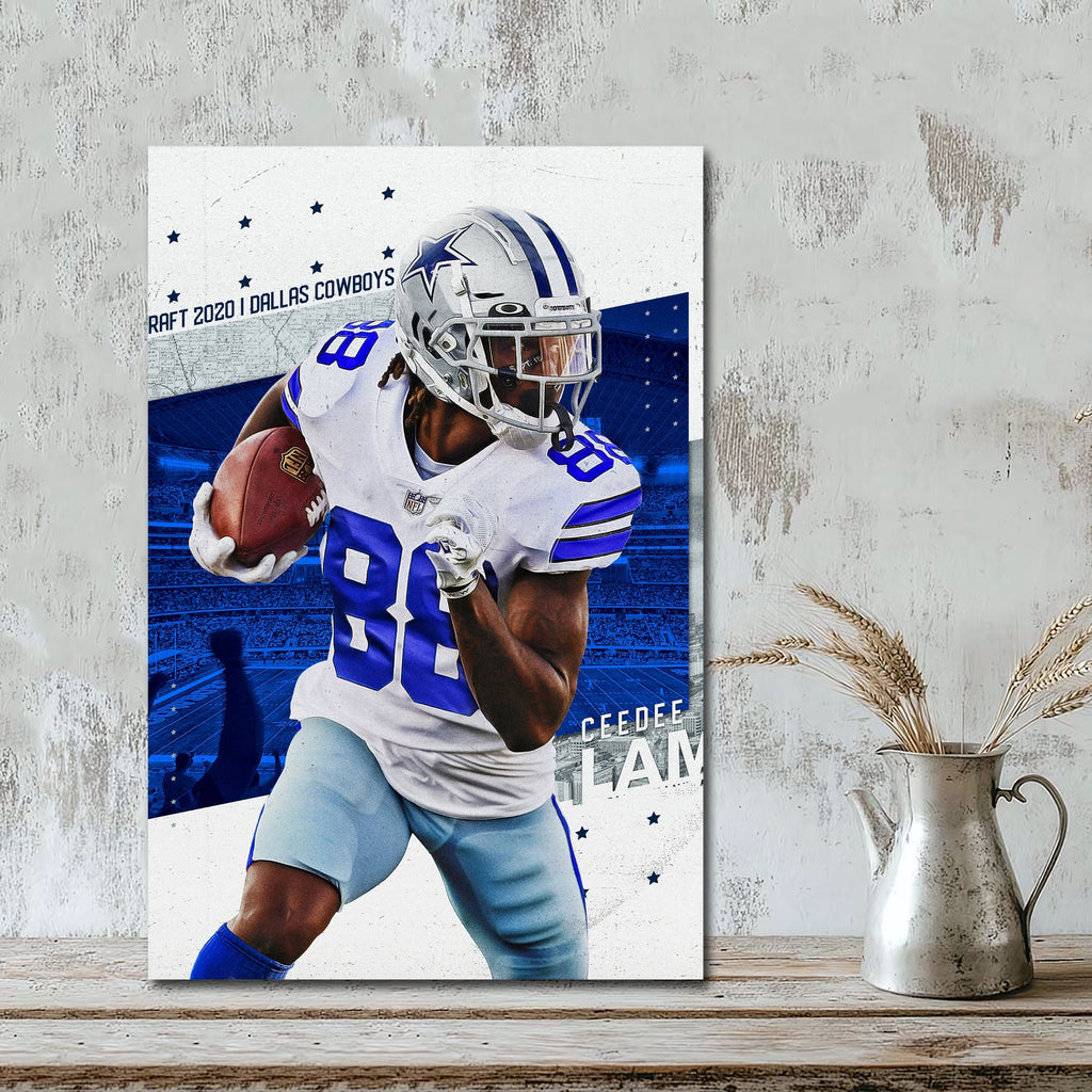 CeeDee Lamb Celebrity Sports Art Poster School Dining Room Decoration 8 Canvas Wall Art Poster Decor Gift