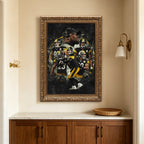 Ben Roethlisberger JuJu Smith Schuster TJ Watt Art Sports Decorative Poster School Dormitory 3 Canvas Wall Art Poster Decor Gift
