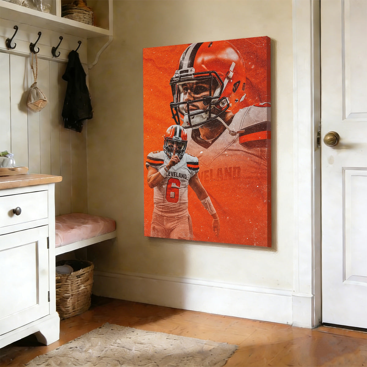 Baker Mayfield Sports Celebrity Art Deco Poster 7 Canvas Wall Art Poster Decor Gift