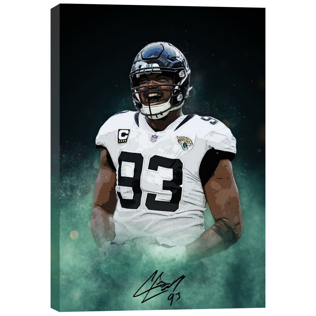 Calais Campbell Celebrity Sports Art Poster School Dining Room Decoration 7 Canvas Wall Art Poster Decor Gift