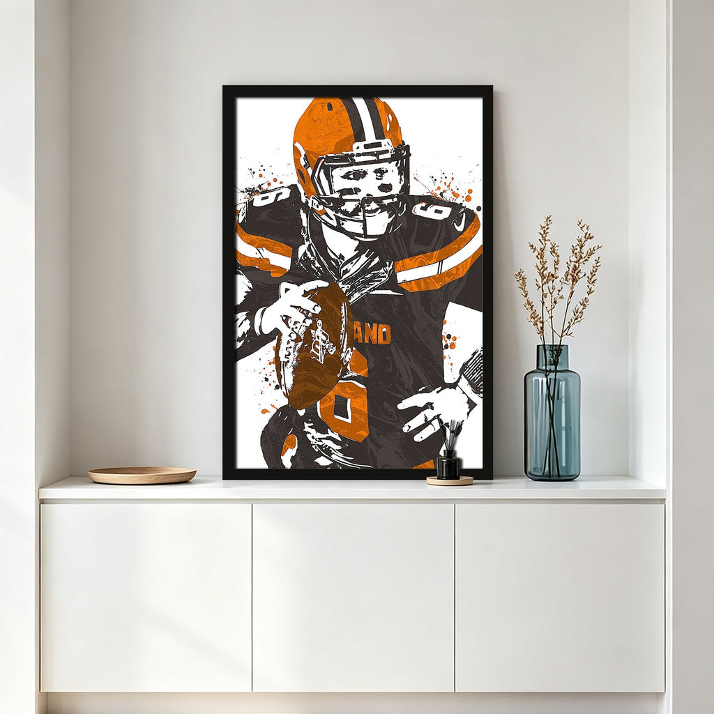 Baker Mayfield Art Poster 1 Canvas Wall Art Poster Decor Gift