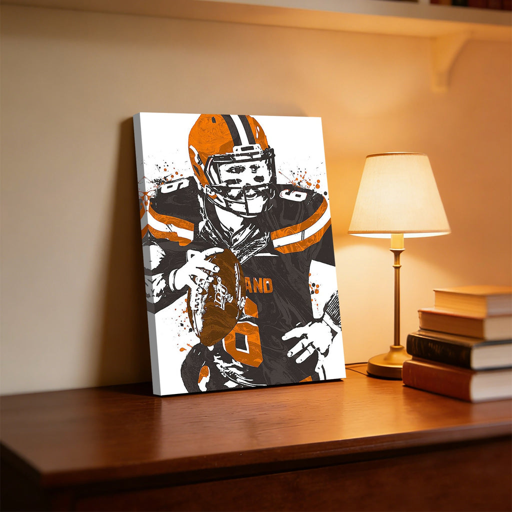 Baker Mayfield Celebrity Sports Art Poster School Dining Room Decoration 7 Canvas Wall Art Poster Decor Gift