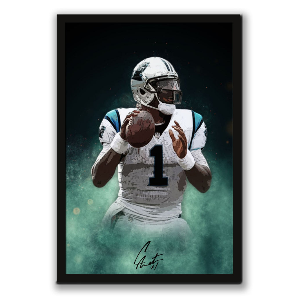Cam Newton Celebrity Sports Art Poster School Dining Room Decoration 4 Canvas Wall Art Poster Decor Gift