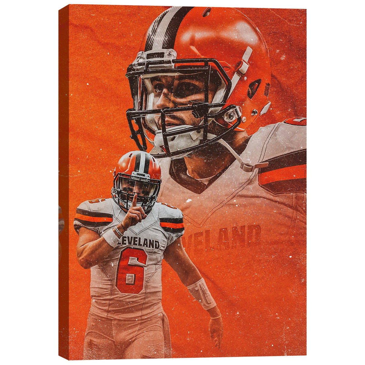 Baker Mayfield Sports Celebrity Art Deco Poster 7 Canvas Wall Art Poster Decor Gift