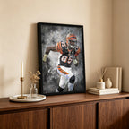 Chad Johnson Celebrity Sports Art Poster School Dining Room Decoration 4 Canvas Wall Art Poster Decor Gift