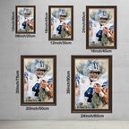Dak Prescott Celebrity Sports Art Poster School Dining Room Decoration 0 Canvas Wall Art Poster Decor Gift