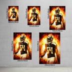 Bobby Wagner Art Sports Decorative Poster School Dormitory 9 Canvas Wall Art Poster Decor Gift