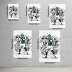 Carson Wentz Art Sports Decorative Poster School Dormitory 1 Canvas Wall Art Poster Decor Gift