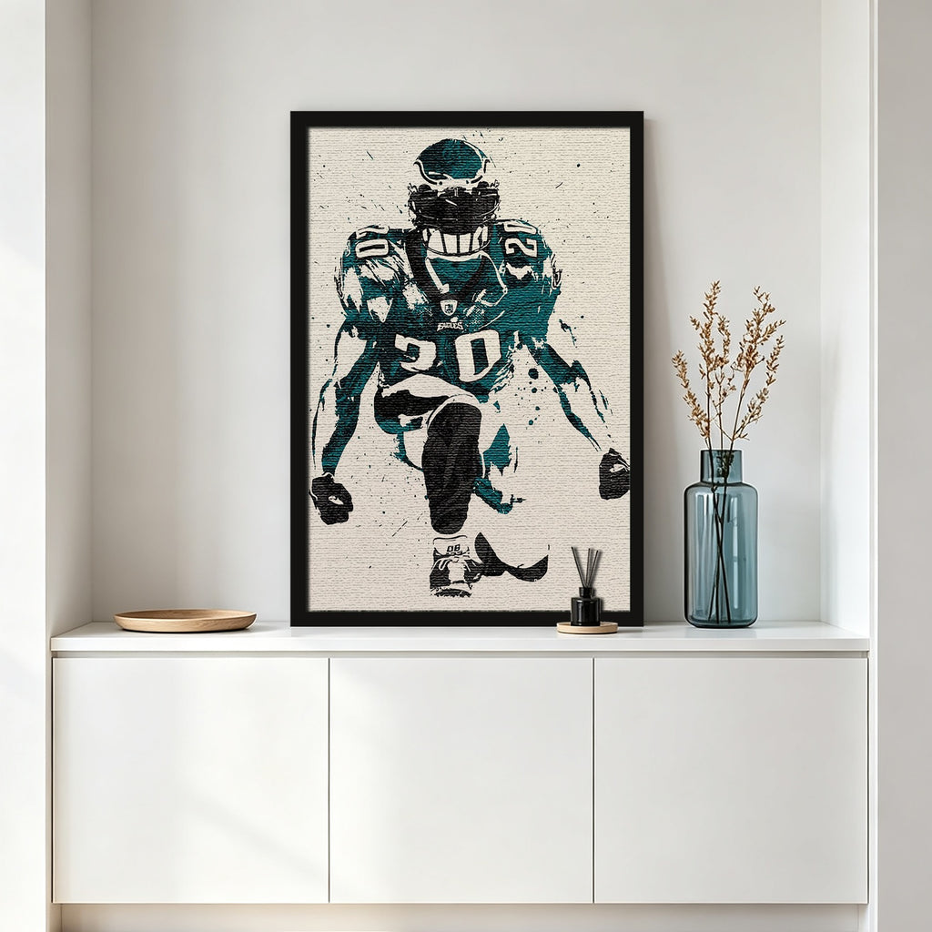 Brian Dawkins Art Poster 6 Canvas Wall Art Poster Decor Gift