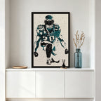 Brian Dawkins Art Poster 6 Canvas Wall Art Poster Decor Gift
