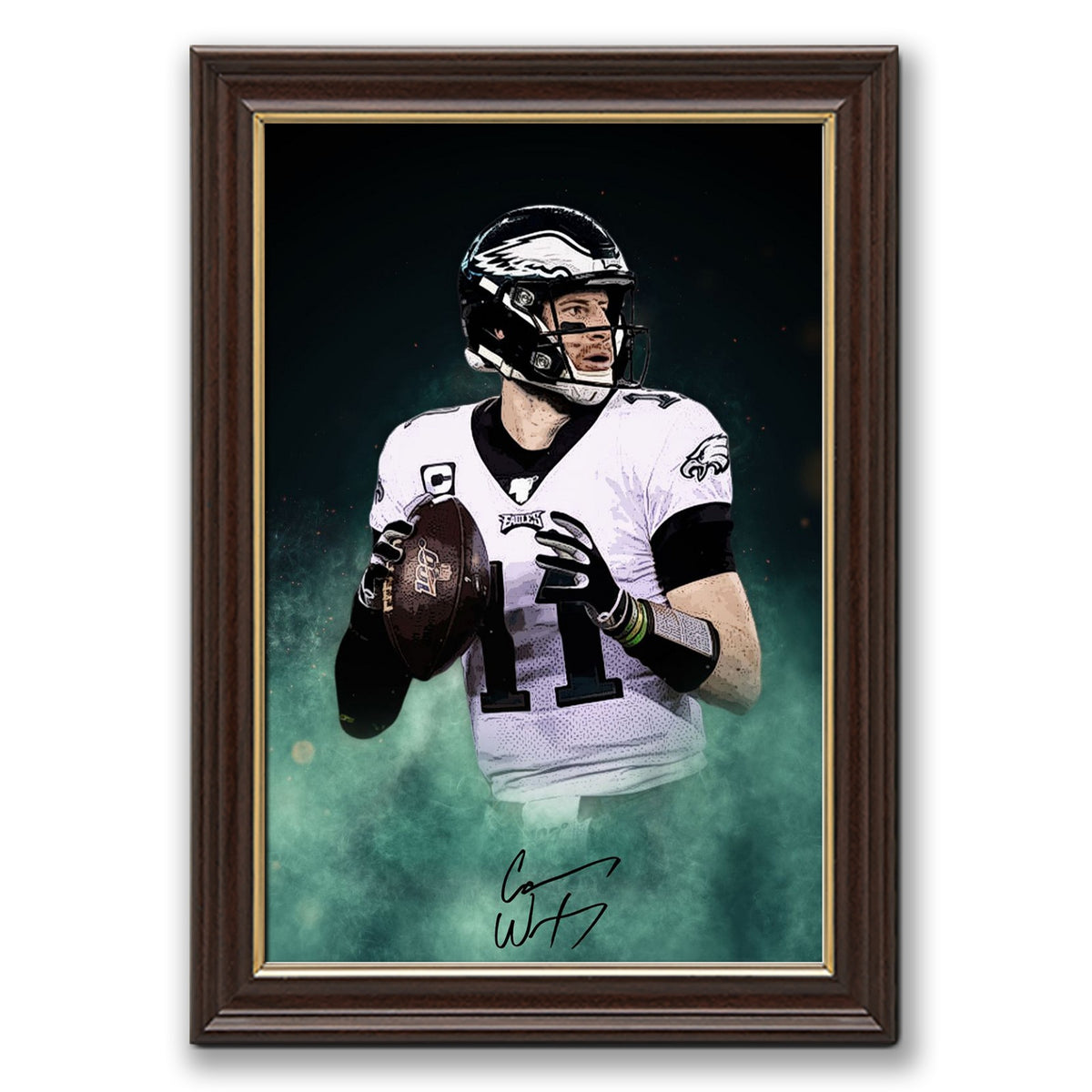 Carson Wentz Celebrity Sports Art Poster School Dining Room Decoration 0 Canvas Wall Art Poster Decor Gift