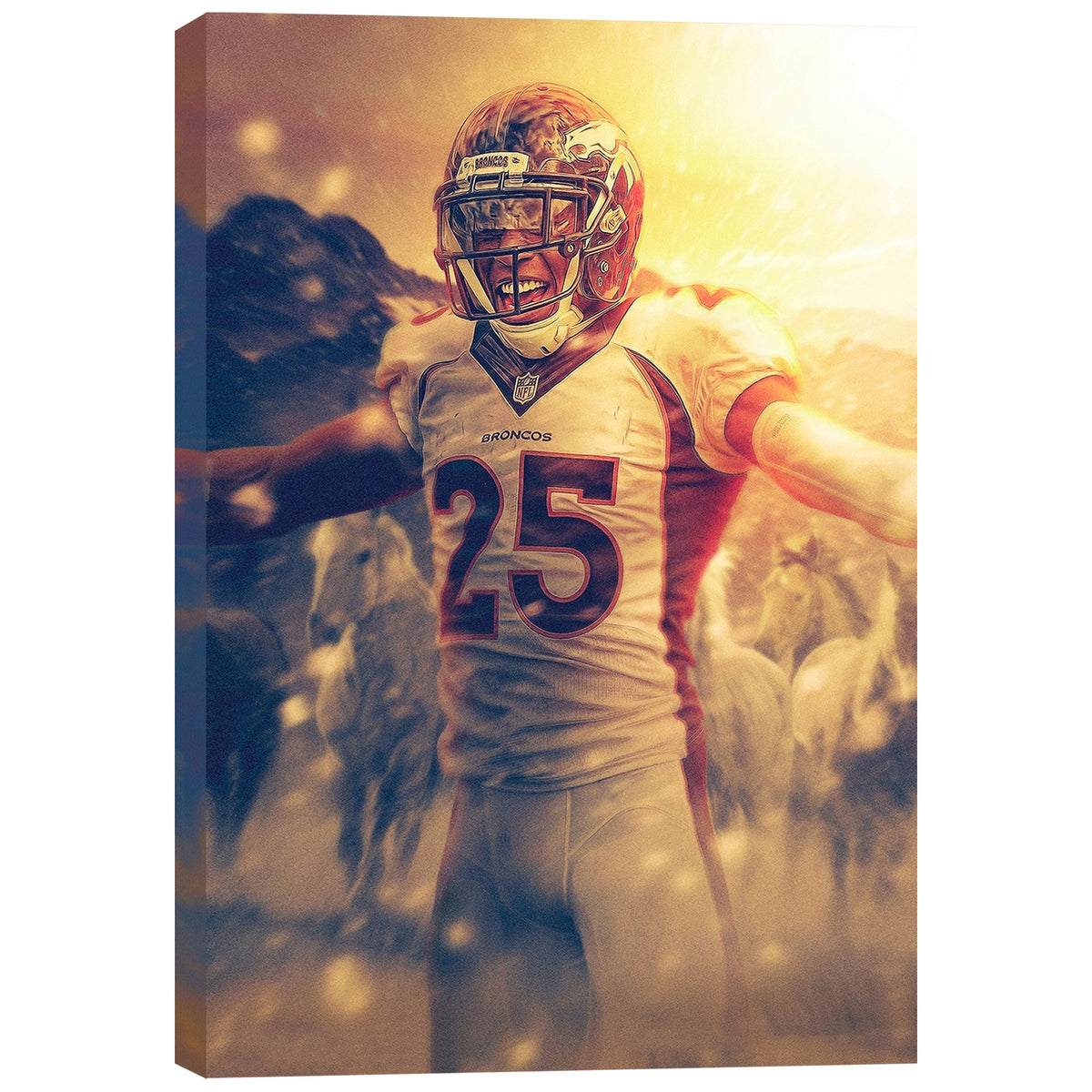 Chris Harris Art Sports Decorative Poster School Dormitory 5 Canvas Wall Art Poster Decor Gift