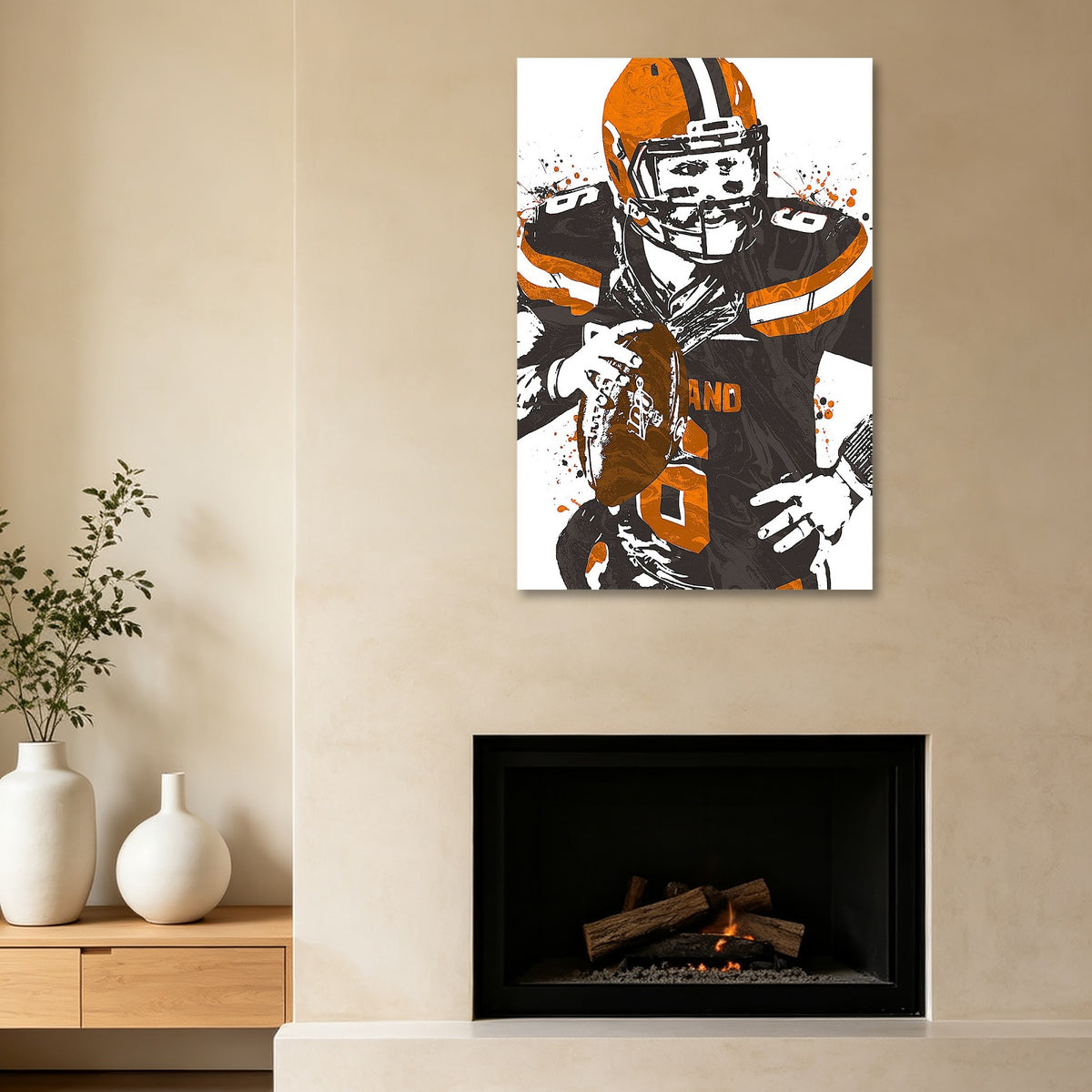 Baker Mayfield Celebrity Sports Art Poster School Dining Room Decoration 7 Canvas Wall Art Poster Decor Gift