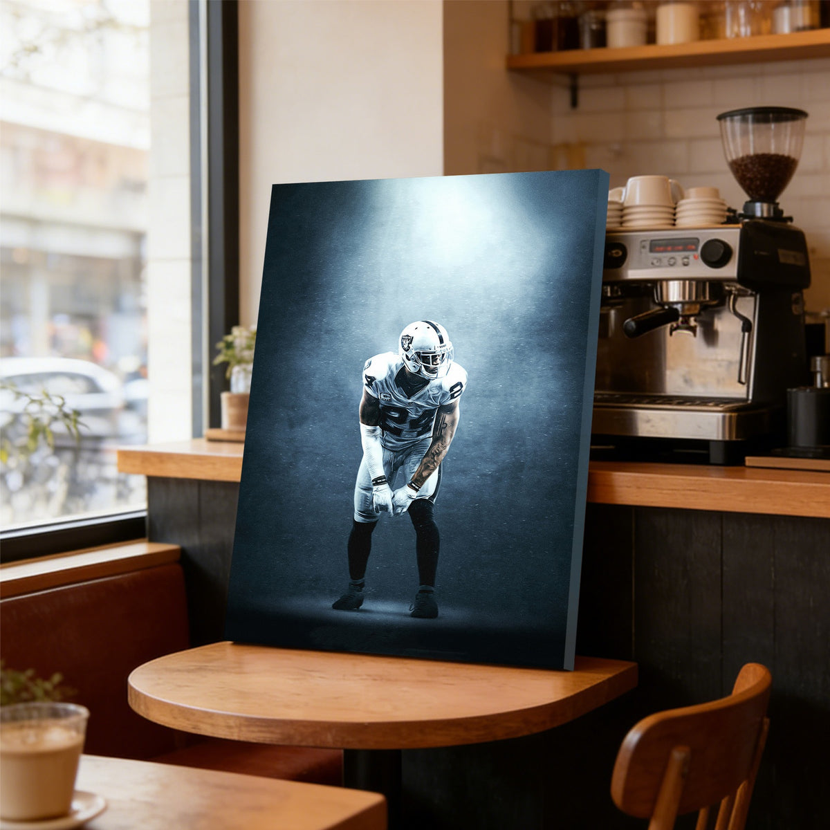 Charles Woodson Art Sports Decorative Poster School Dormitory 7 Canvas Wall Art Poster Decor Gift