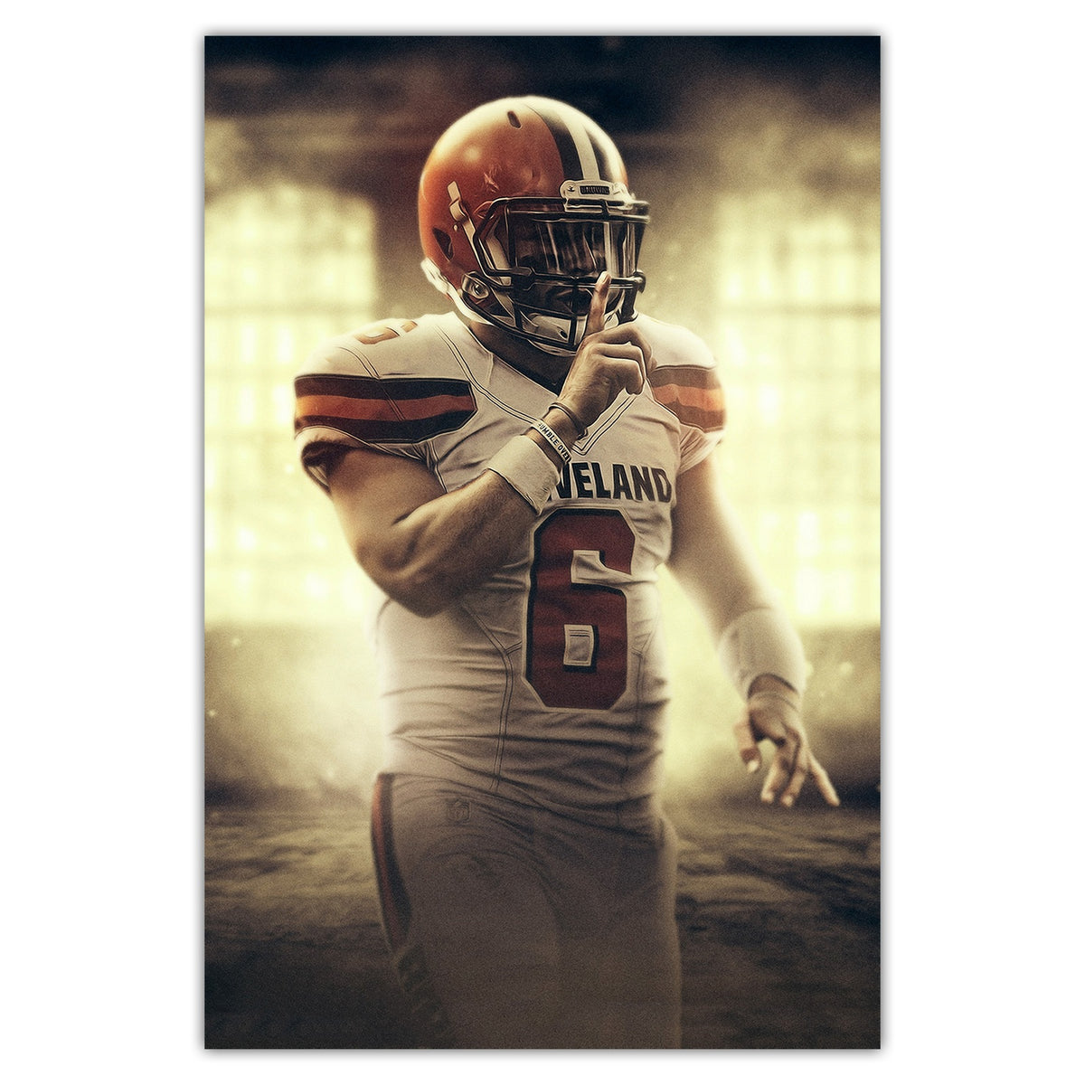 Baker Mayfield Art Sports Decorative Poster School Dormitory 2 Canvas Wall Art Poster Decor Gift