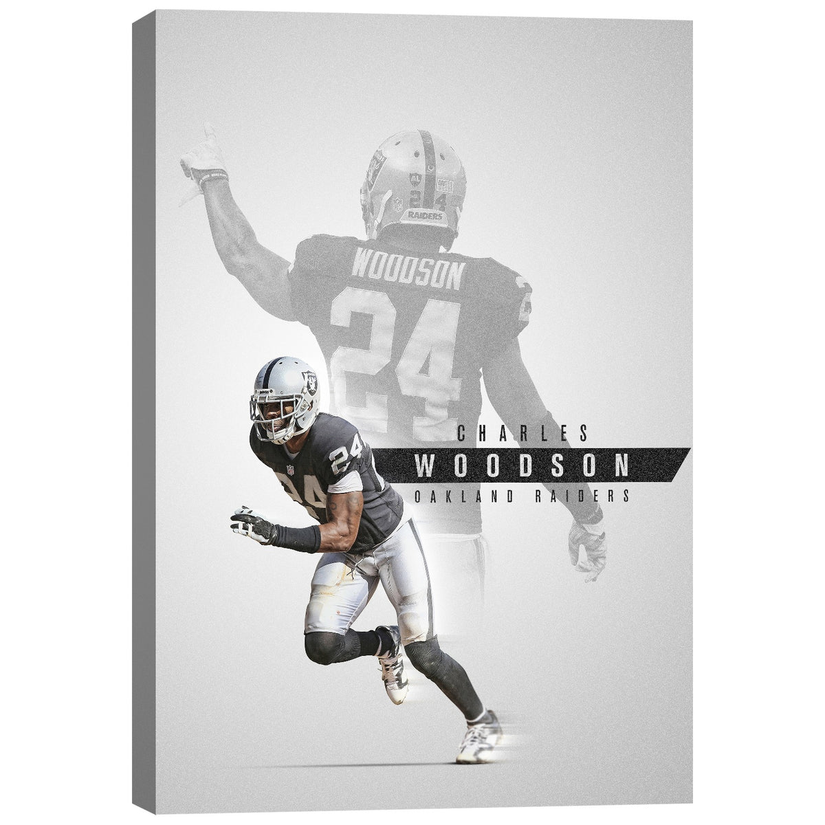 Charles Woodson Celebrity Sports Art Poster School Dining Room Decoration 6 Canvas Wall Art Poster Decor Gift