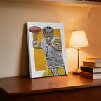 Ben Roethlisberger Sports Celebrity Art Deco Poster 1 Canvas Wall Art Poster Decor Gift