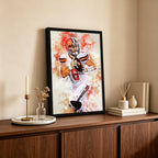 Baker Mayfield Sports Celebrity Art Deco Poster 5 Canvas Wall Art Poster Decor Gift