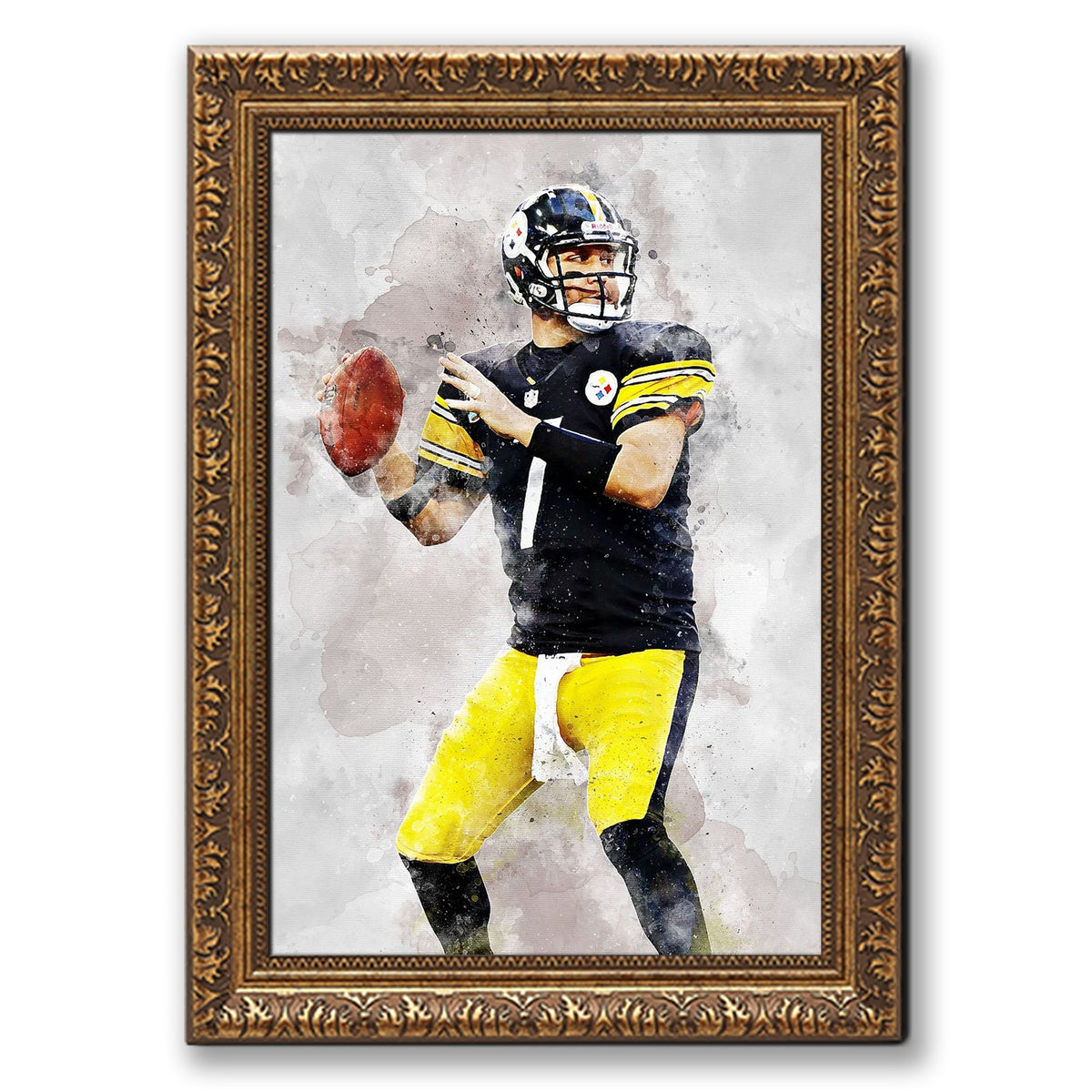 Ben Roethlisberger Celebrity Sports Art Poster School Dining Room Decoration 8 Canvas Wall Art Poster Decor Gift