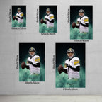 Ben Roethlisberger Celebrity Sports Art Poster School Dining Room Decoration 9 Canvas Wall Art Poster Decor Gift