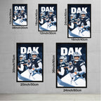 Dak Prescott Sports Celebrity Art Deco Poster 6 Canvas Wall Art Poster Decor Gift