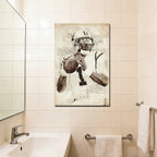 Cam Newton Sports Celebrity Art Deco Poster 7 Canvas Wall Art Poster Decor Gift