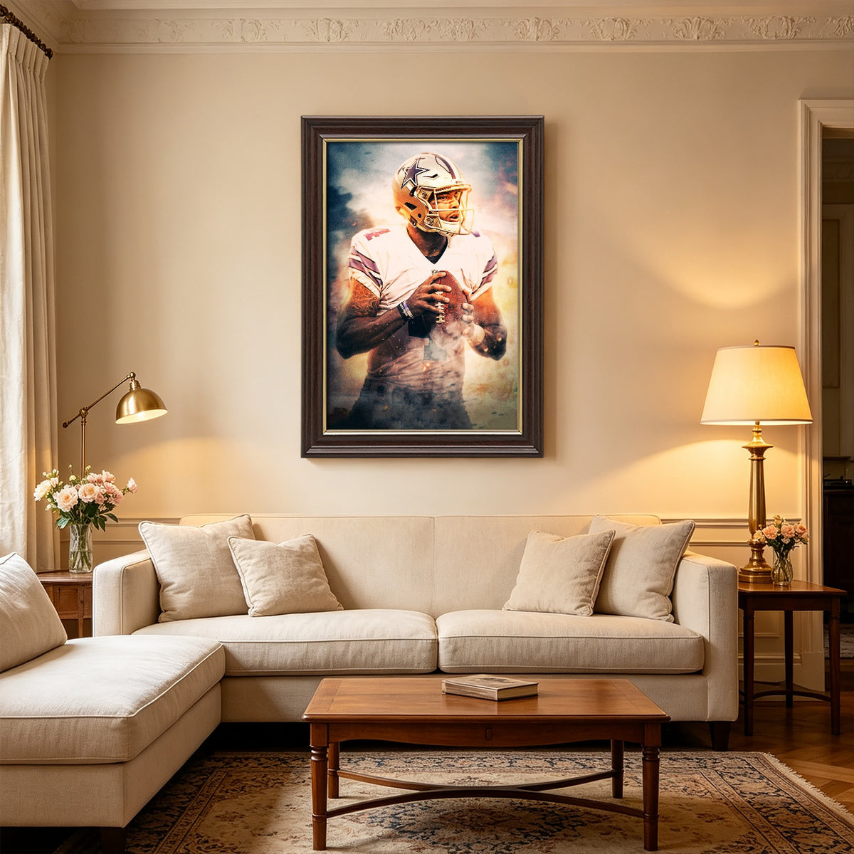 Dak Prescott Celebrity Sports Art Poster School Dining Room Decoration 8 Canvas Wall Art Poster Decor Gift