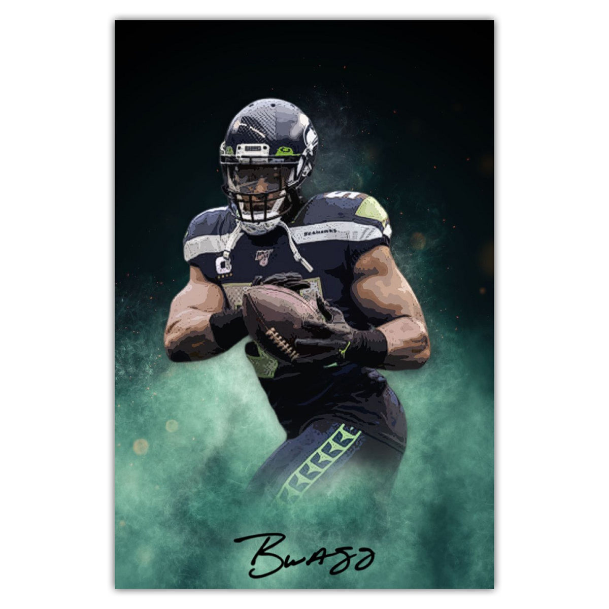 Bobby Wagner Celebrity Sports Art Poster School Dining Room Decoration 4 Canvas Wall Art Poster Decor Gift