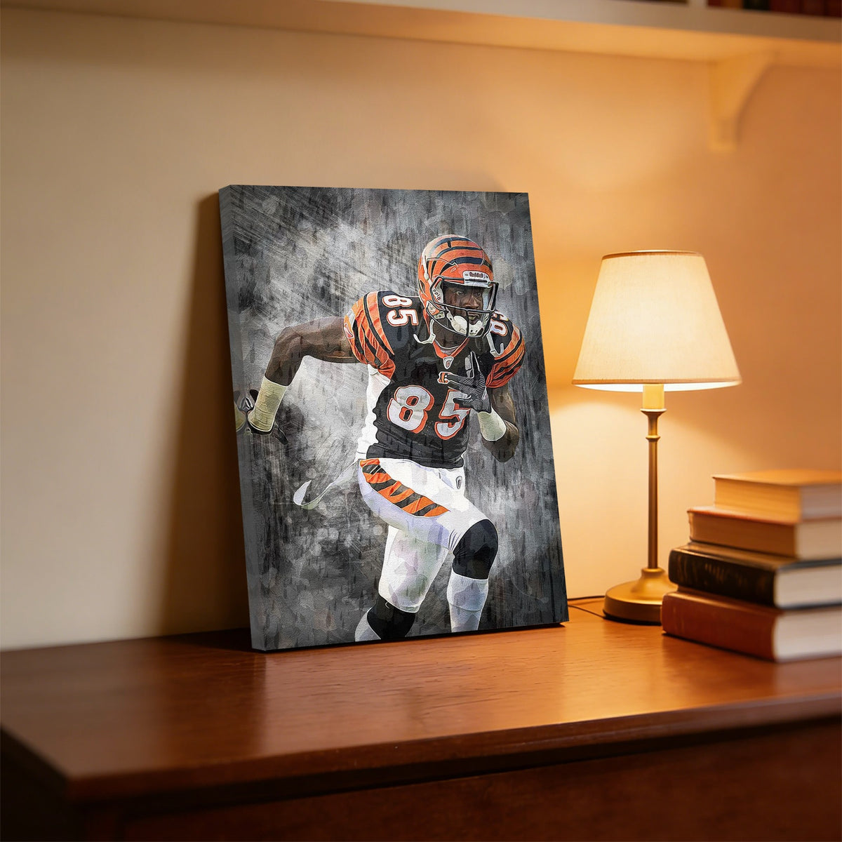 Chad Johnson Celebrity Sports Art Poster School Dining Room Decoration 4 Canvas Wall Art Poster Decor Gift