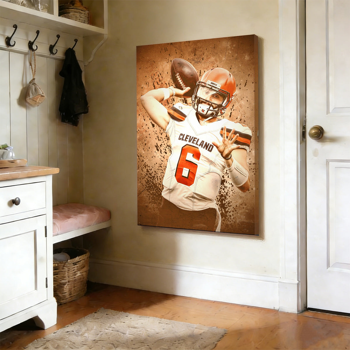 Baker Mayfield Sports Celebrity Art Deco Poster 11 Canvas Wall Art Poster Decor Gift