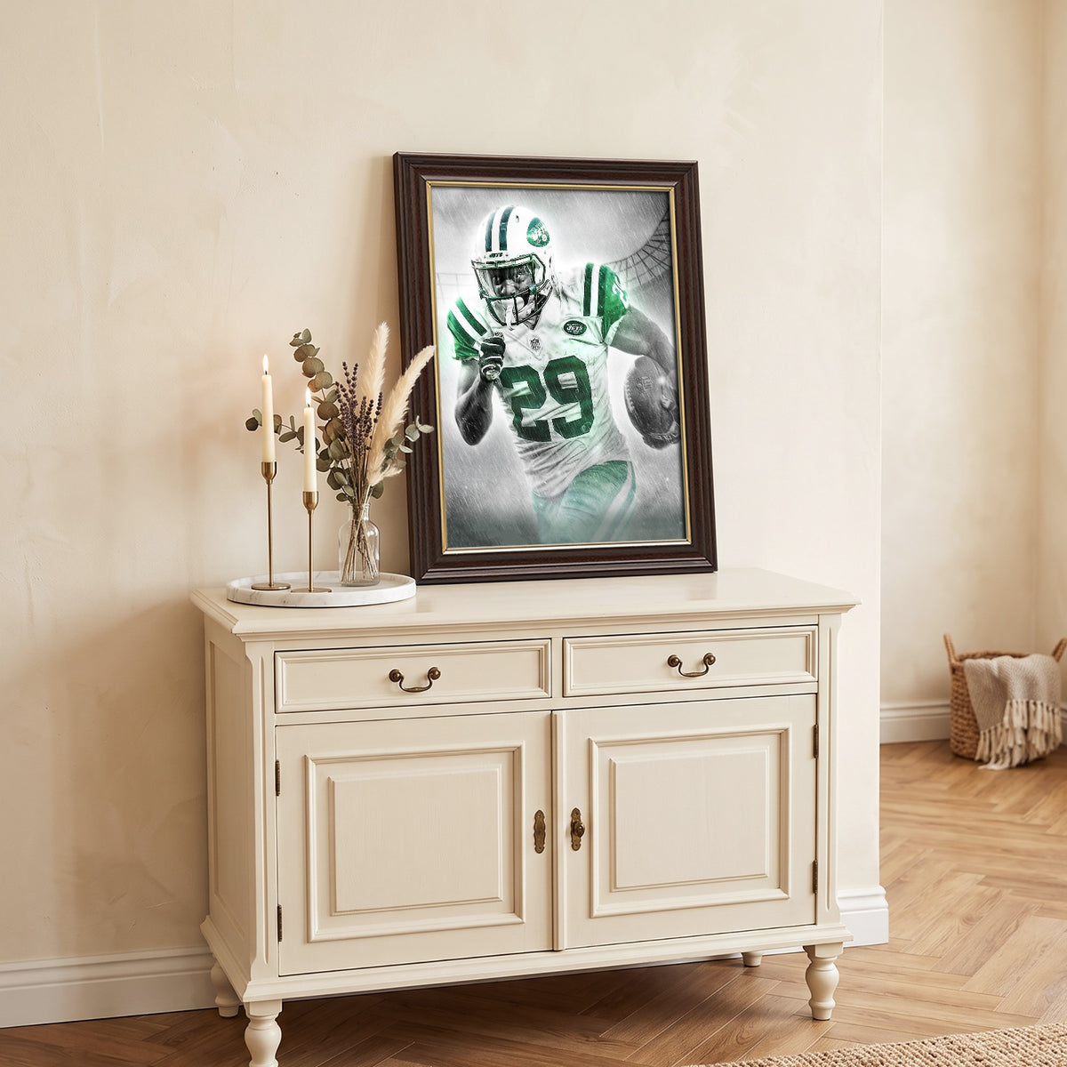 Bilal Powell Art Sports Decorative Poster School Dormitory 0 Canvas Wall Art Poster Decor Gift