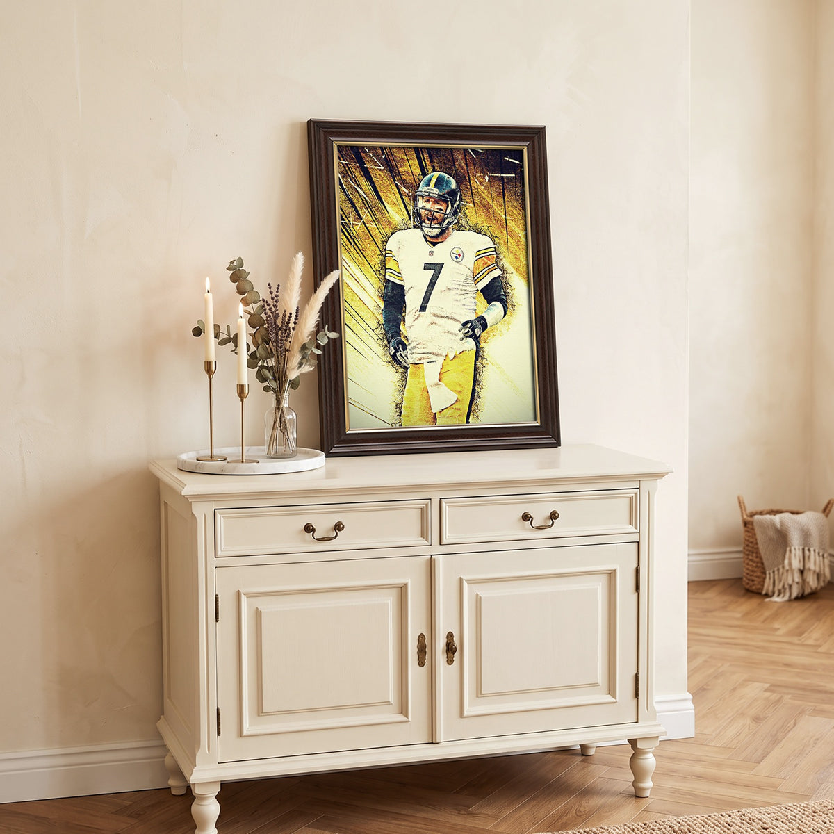 Ben Roethlisberger Celebrity Sports Art Poster School Dining Room Decoration 5 Canvas Wall Art Poster Decor Gift