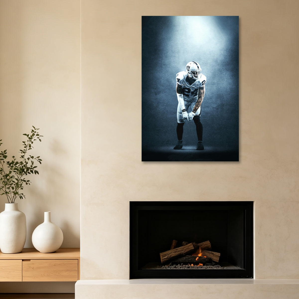 Charles Woodson Art Sports Decorative Poster School Dormitory 7 Canvas Wall Art Poster Decor Gift