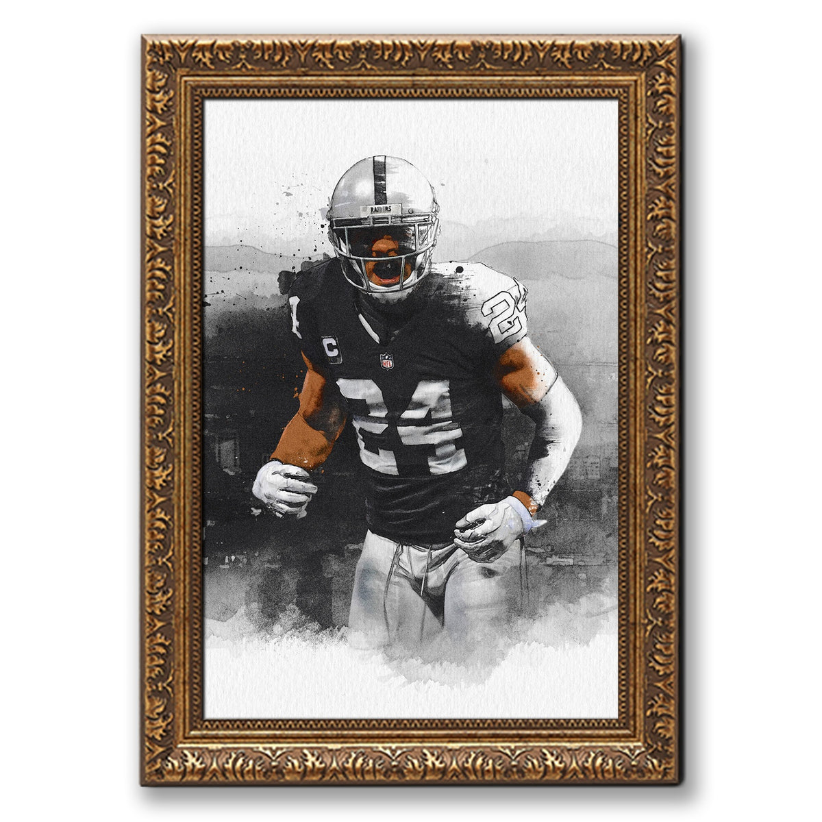 Charles Woodson Art Sports Decorative Poster School Dormitory 2 Canvas Wall Art Poster Decor Gift
